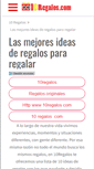 Mobile Screenshot of 10regalos.com